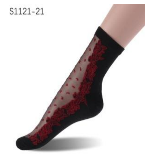 Women Designed Lace Socks
