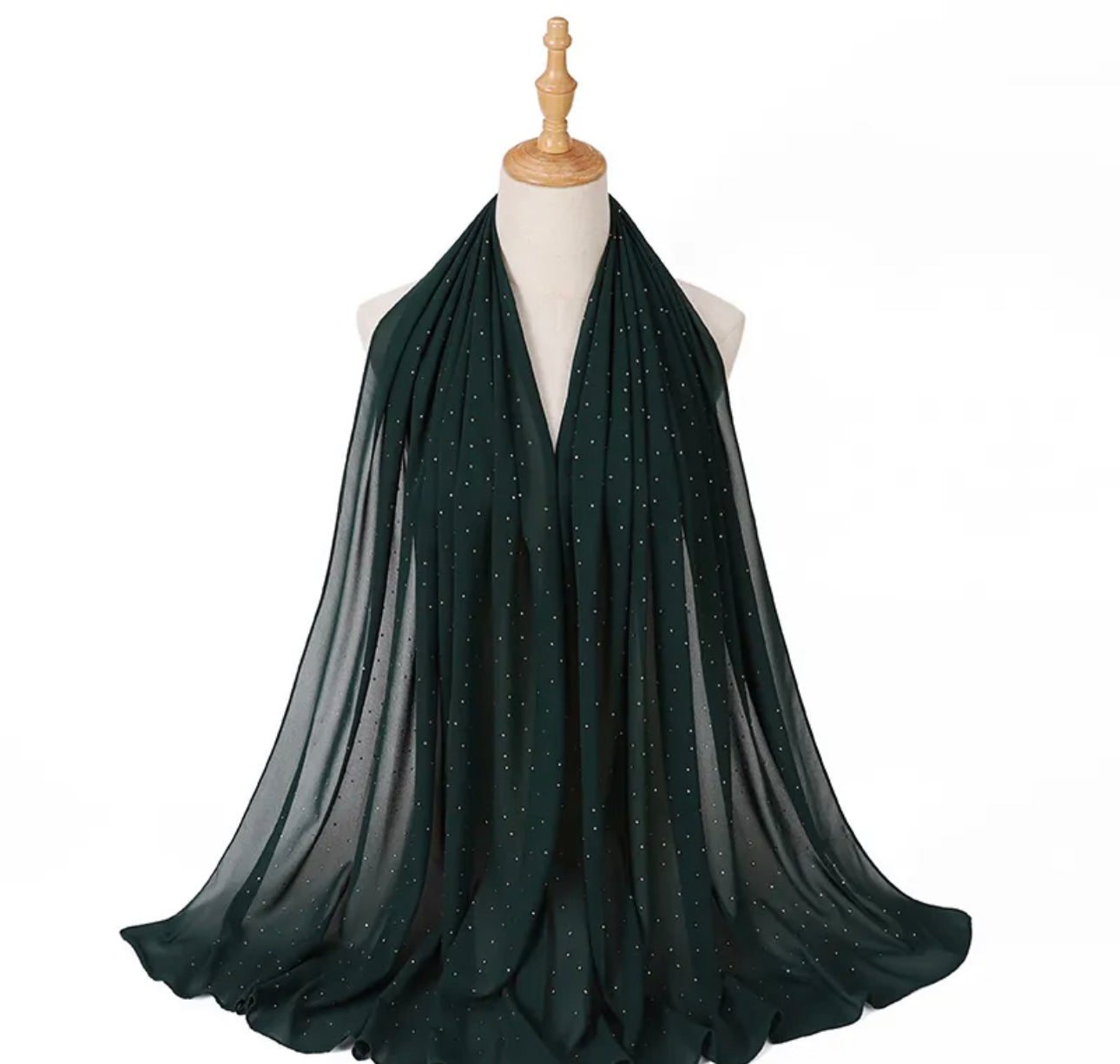 Diamond chiffon scarf