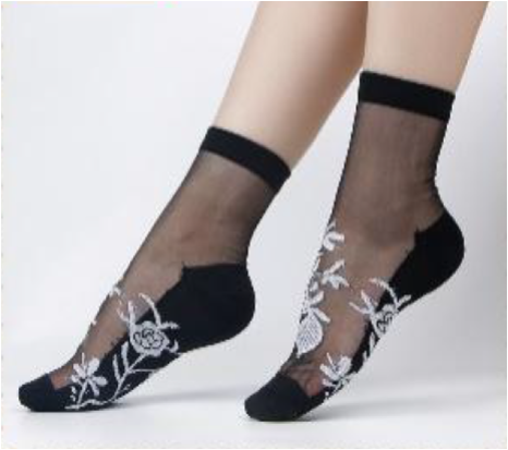Women Designed Lace Socks