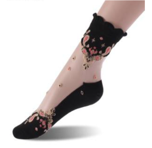 Women Designed Lace Socks
