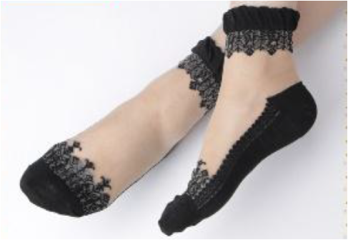 Women Designed Lace Socks