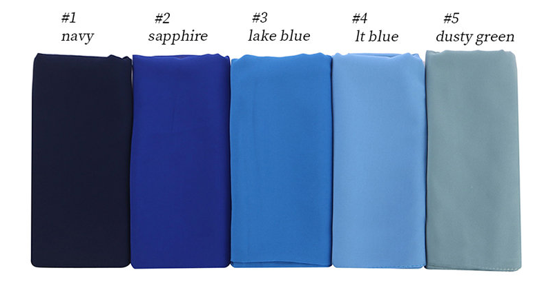 Plain Chiffon Scarves ( حجاب شيفون صافي )