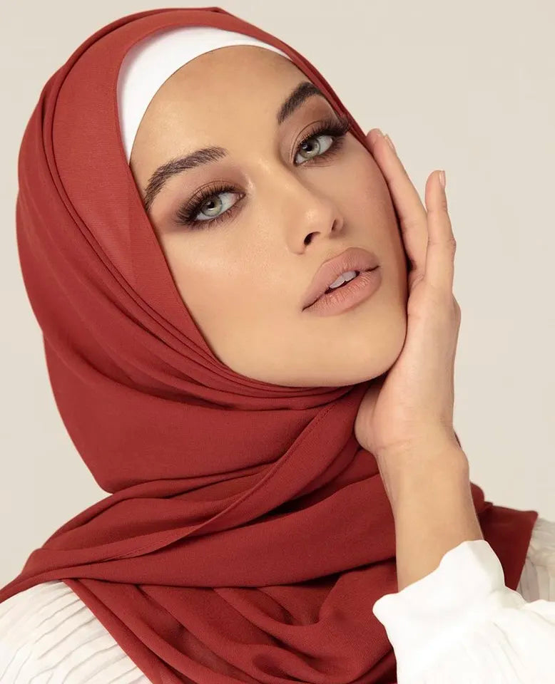 Plain Chiffon Scarves ( حجاب شيفون صافي )