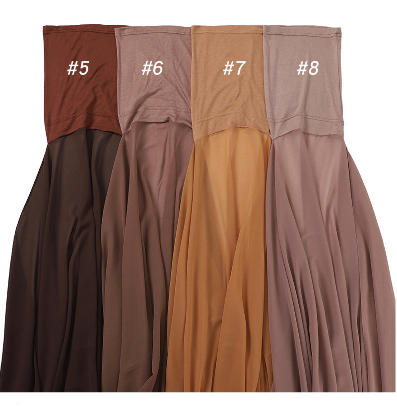 Chiffon with Head piece