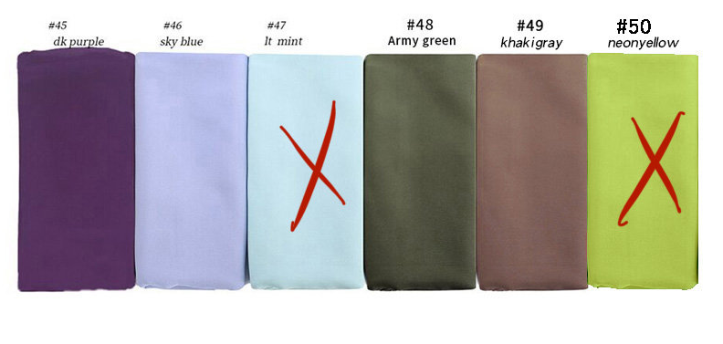 Plain Chiffon Scarves ( حجاب شيفون صافي )
