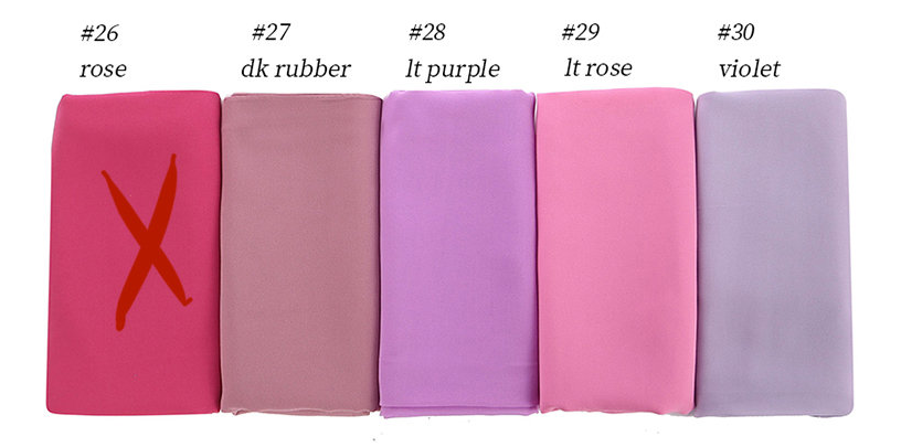 Plain Chiffon Scarves ( حجاب شيفون صافي )