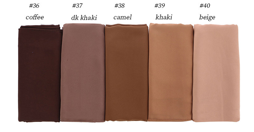 Plain Chiffon Scarves ( حجاب شيفون صافي )
