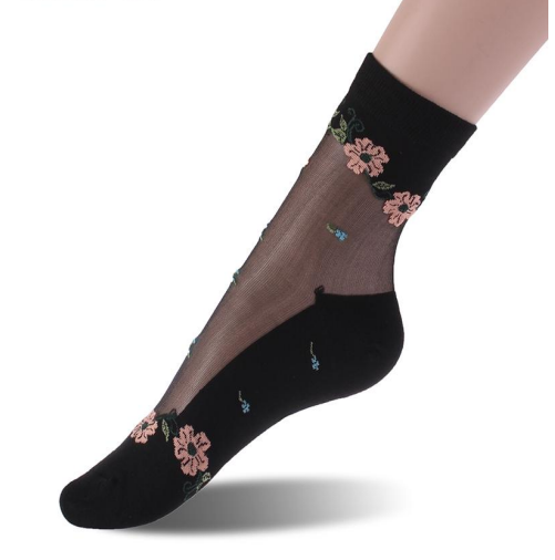 Women Designed Lace Socks
