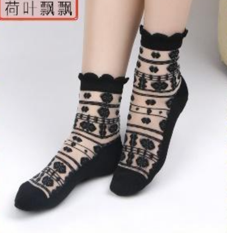 Women Designed Lace Socks