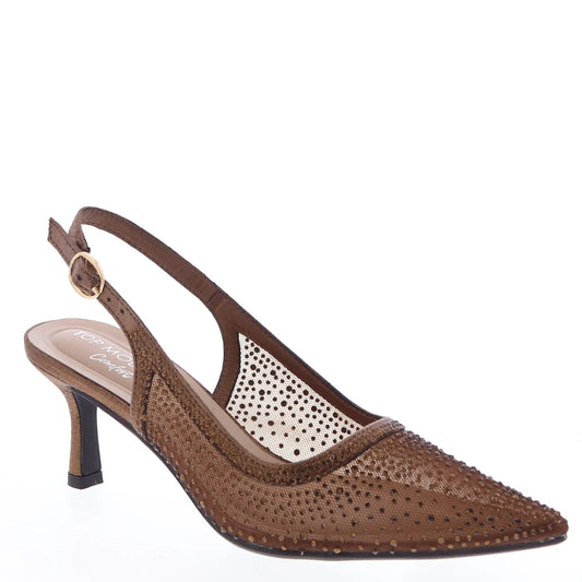 Women's Rhinestone Slingback Heels