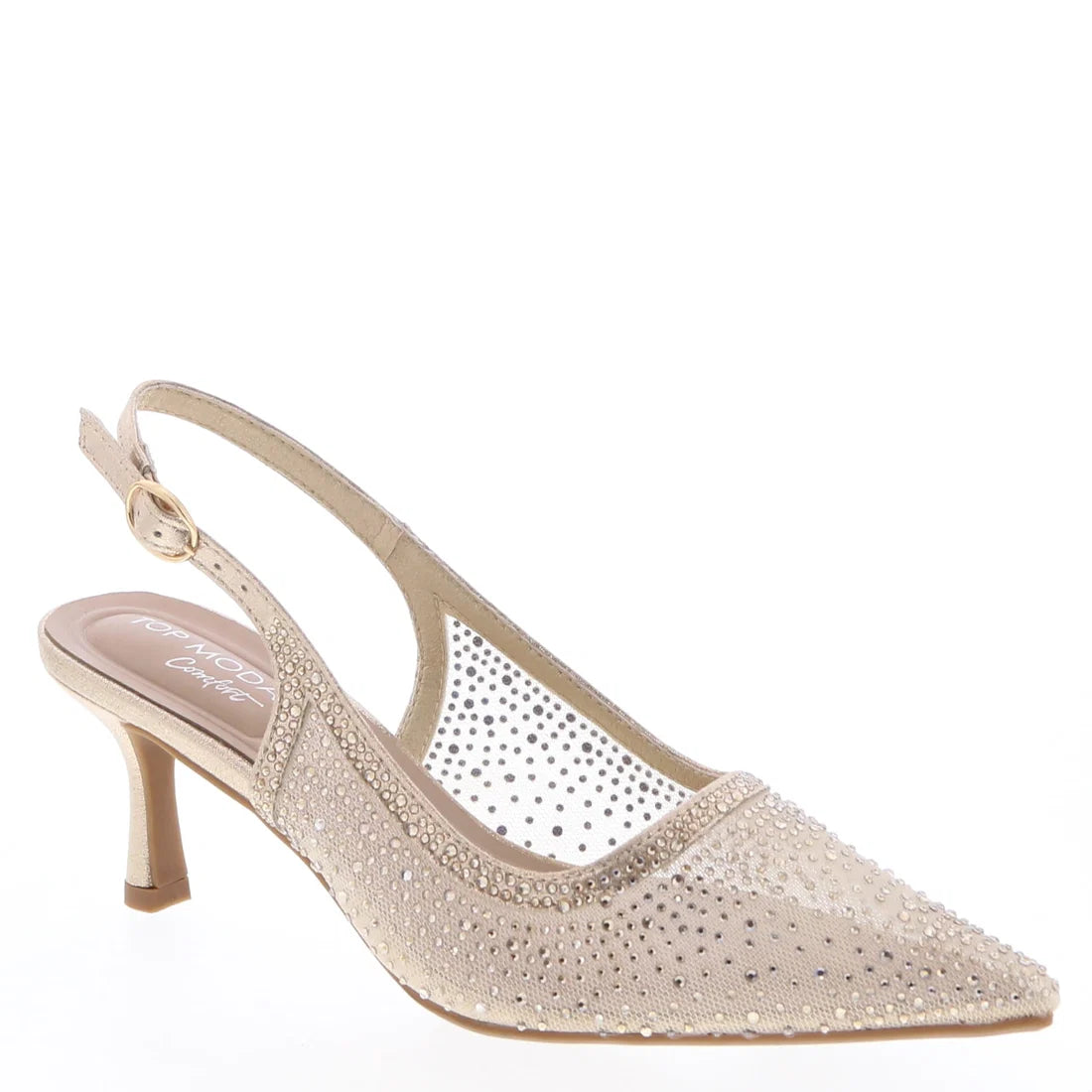 Women's Rhinestone Slingback Heels