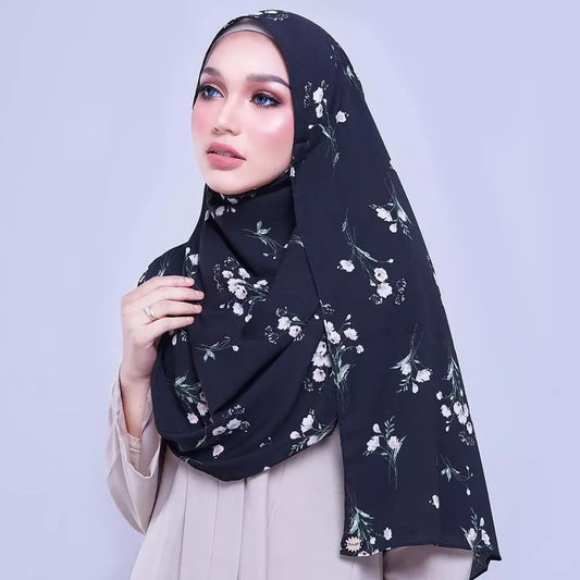 Printed Chiffon Scarves