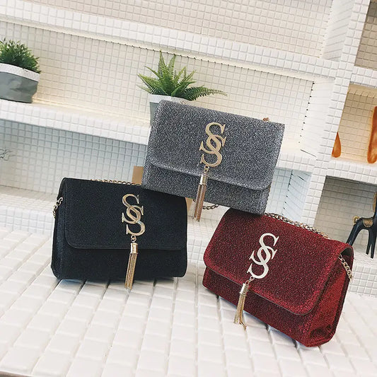 Sparkled women handbags