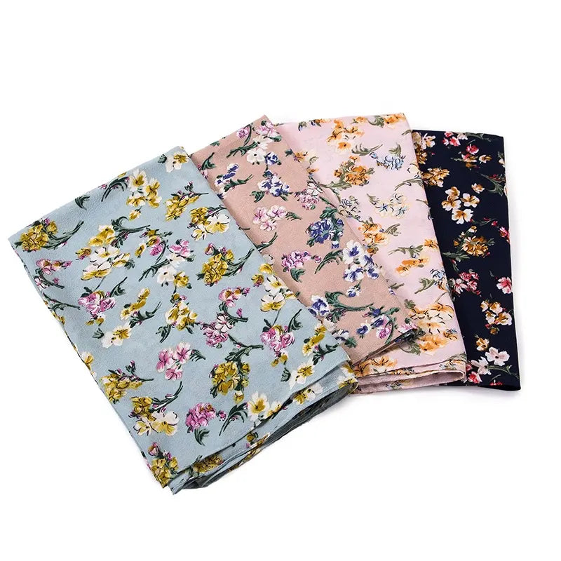 Printed thick Chiffon Scarves