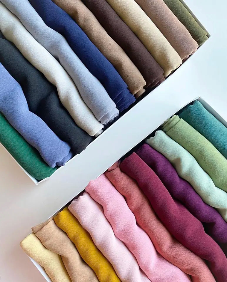 Plain Chiffon Scarves ( حجاب شيفون صافي )